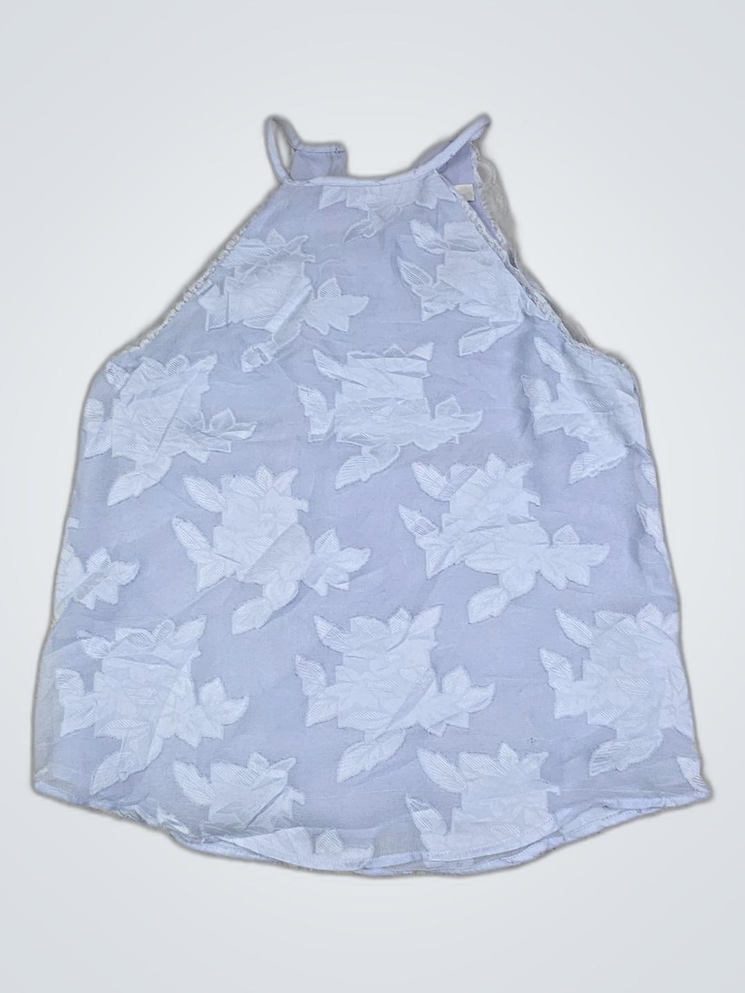 Vestido Floral Azul Claro Aliceblue