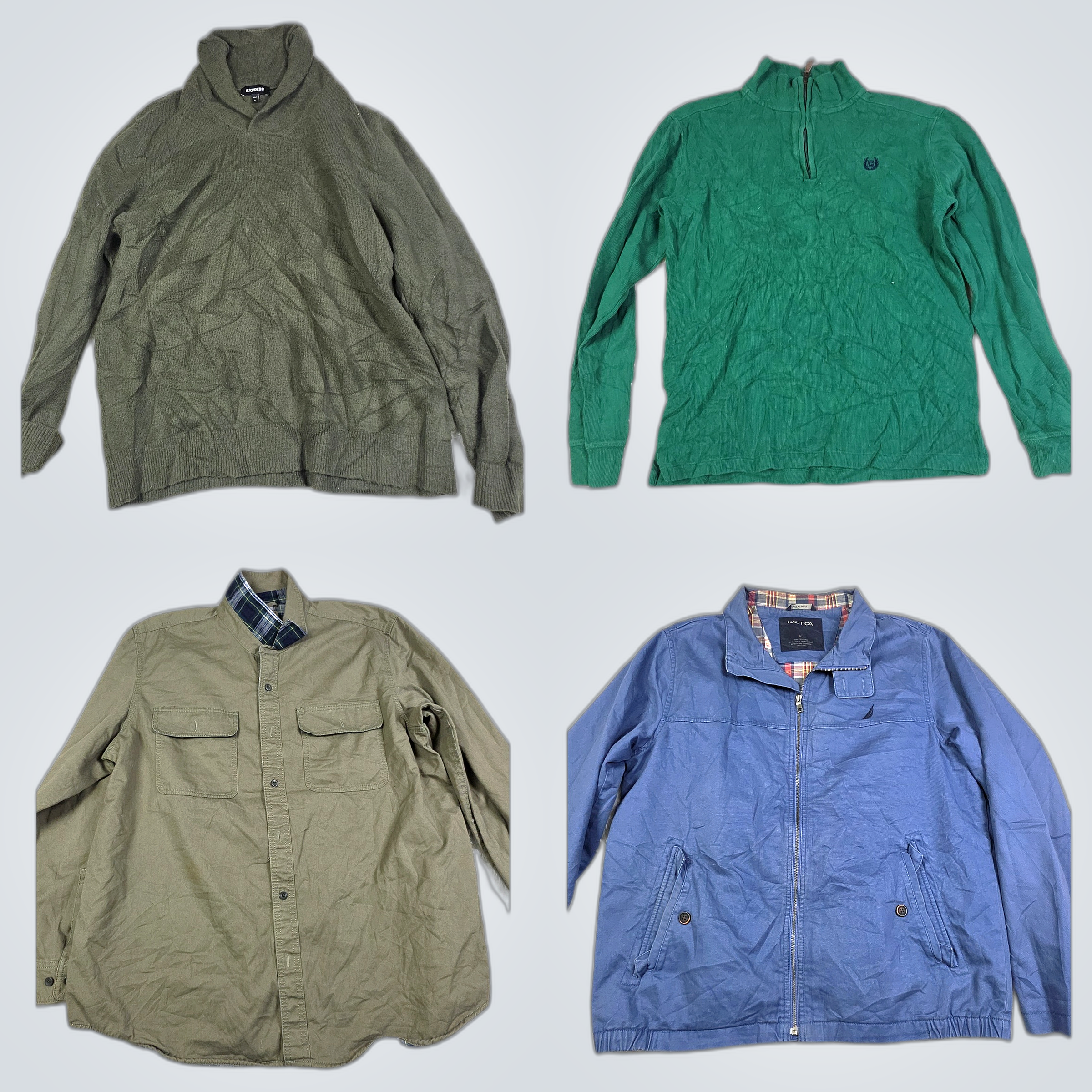 やさしく使用されたファッションバンドル：AE、Columbia、Nautica、L.L.Bean &..