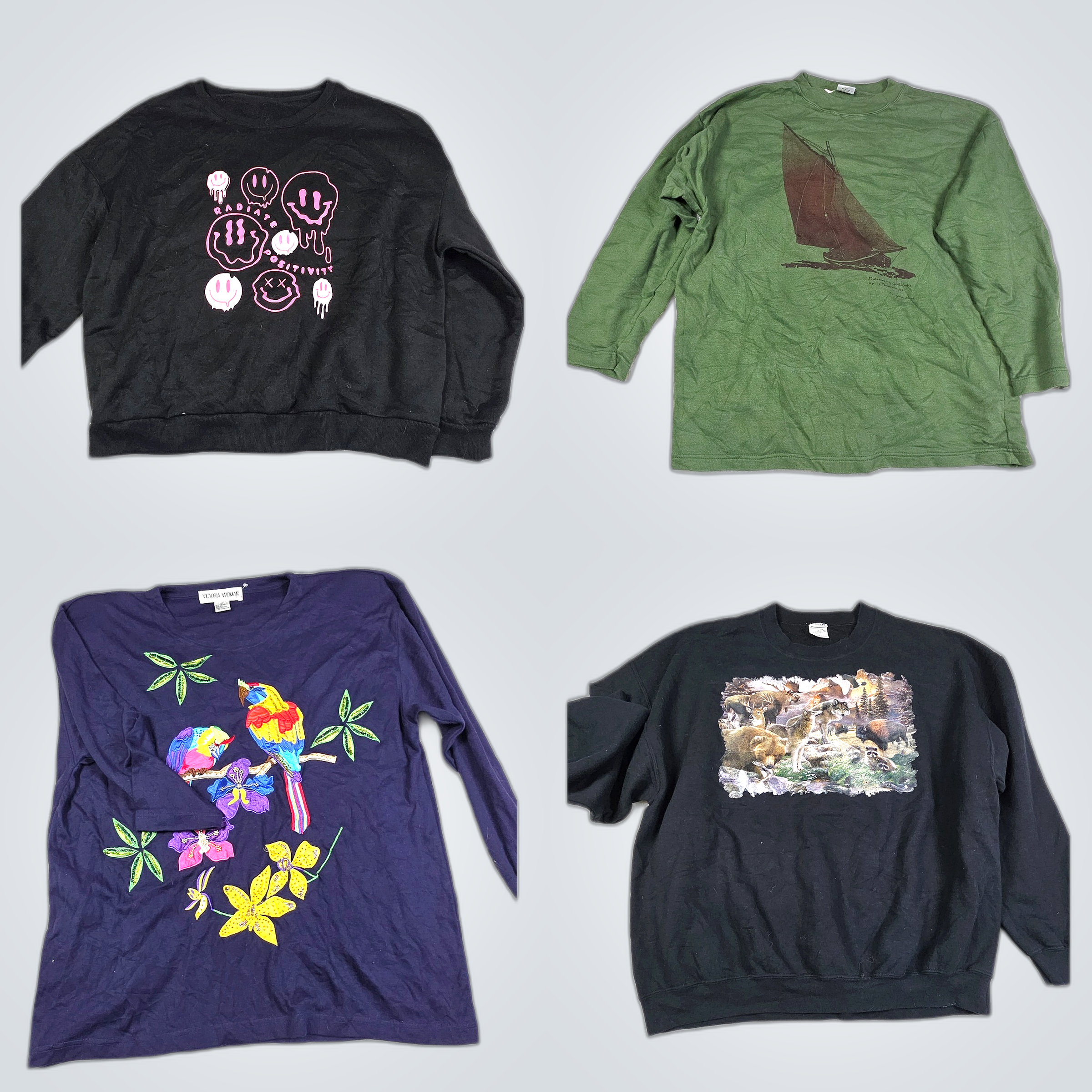 Guess、DKNY、Disney バンドル - 10ピース ミックス ロット トップス＆スウェット..