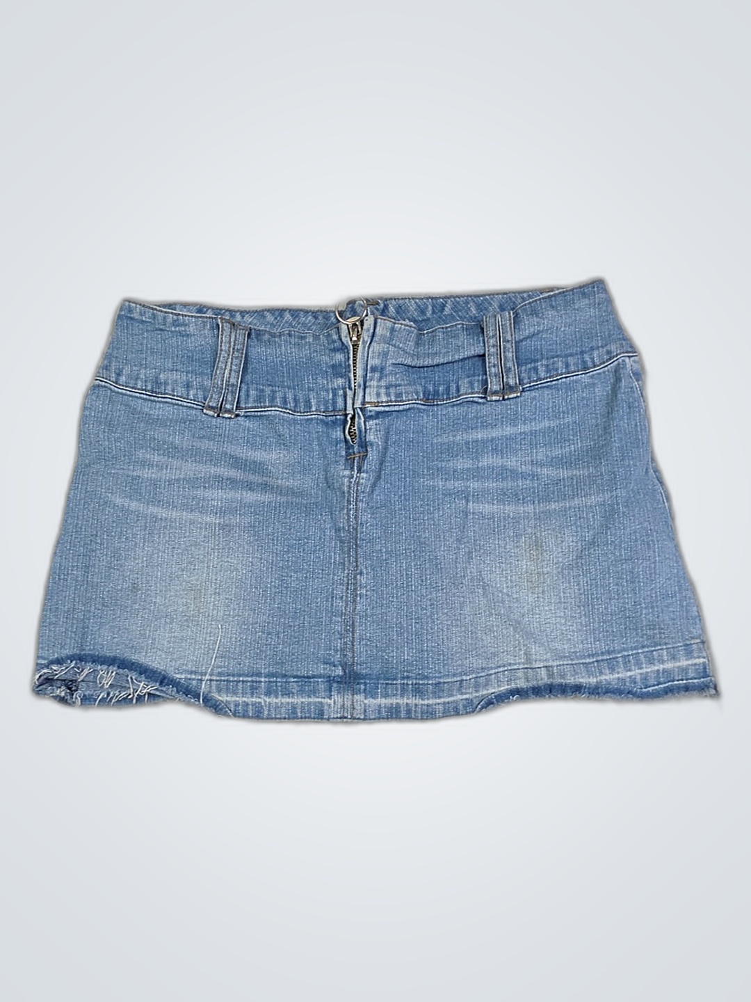 Hydraulischer Denim-Rock