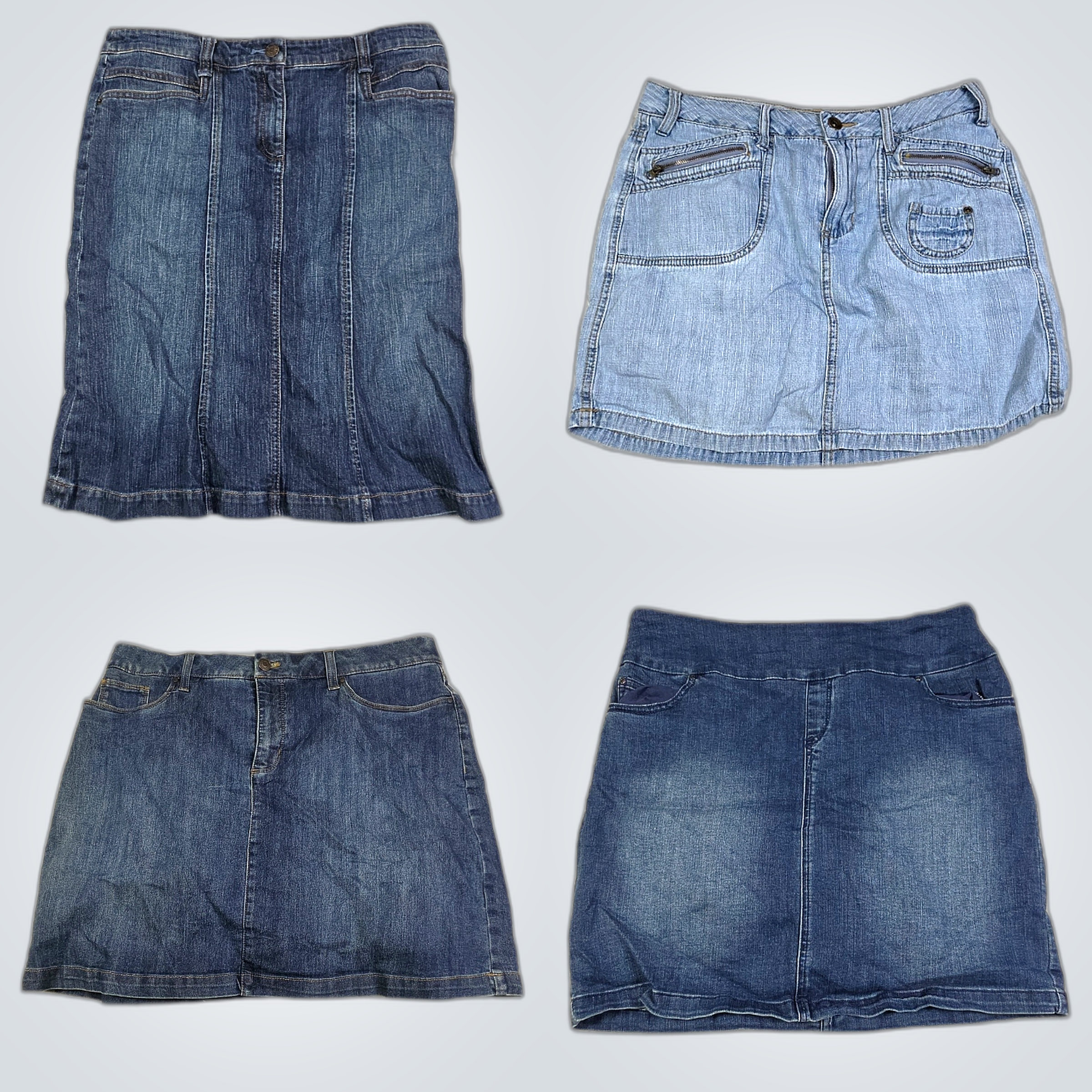 Denimrock-Bundle - Gap, Mossimo & Weitere Mini-Röc..