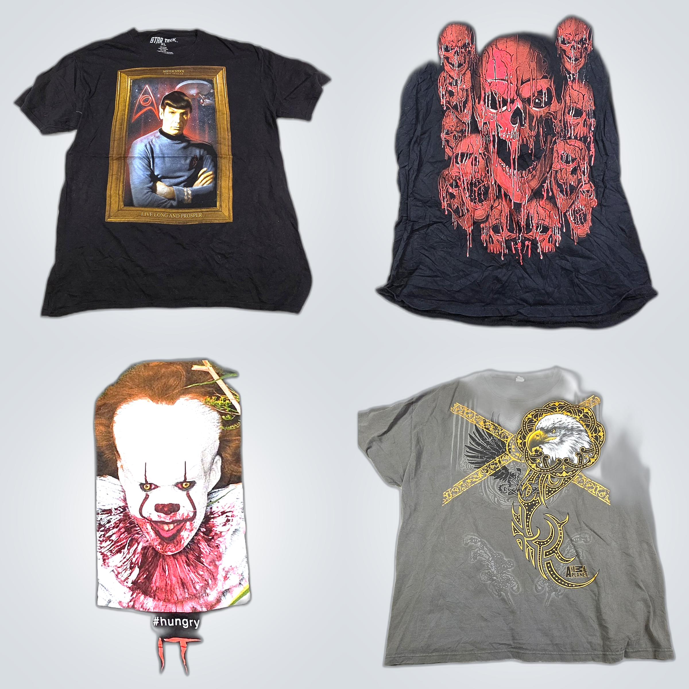 Nirvana, Marvel, Star Trek & Plus - Pack de 10 T-s..