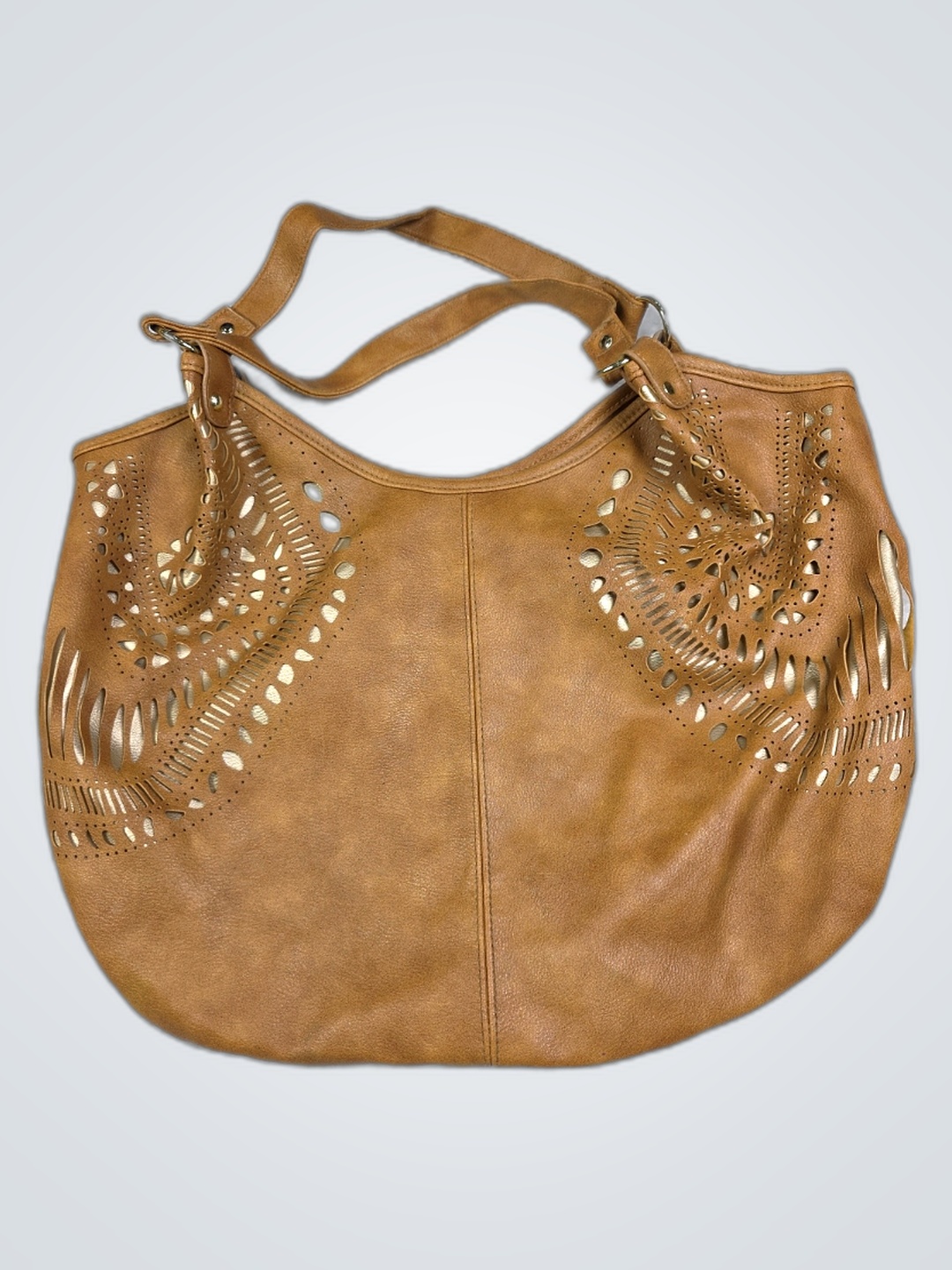 Borse a spalla in pelle marrone