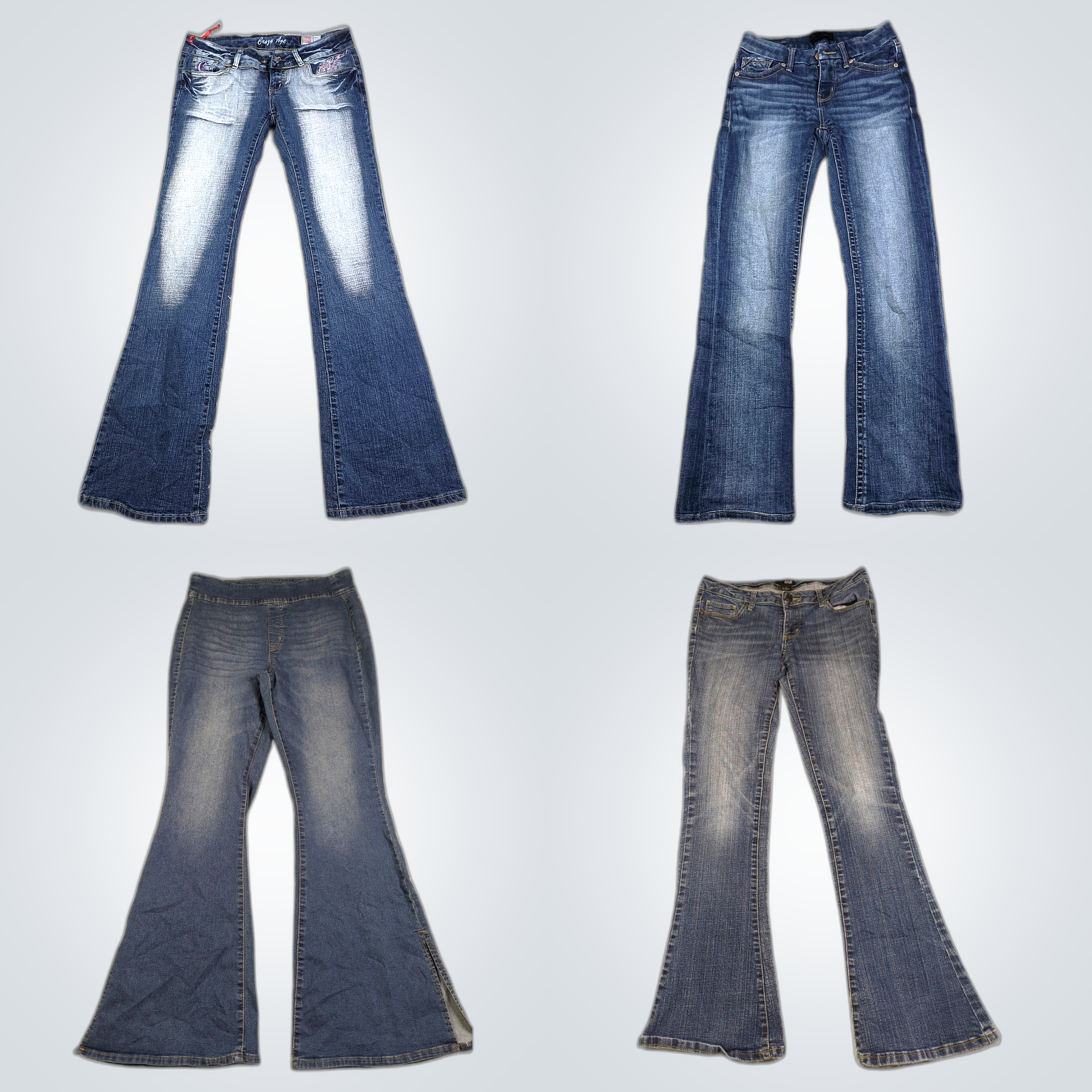 Low Rise Flare Jeans