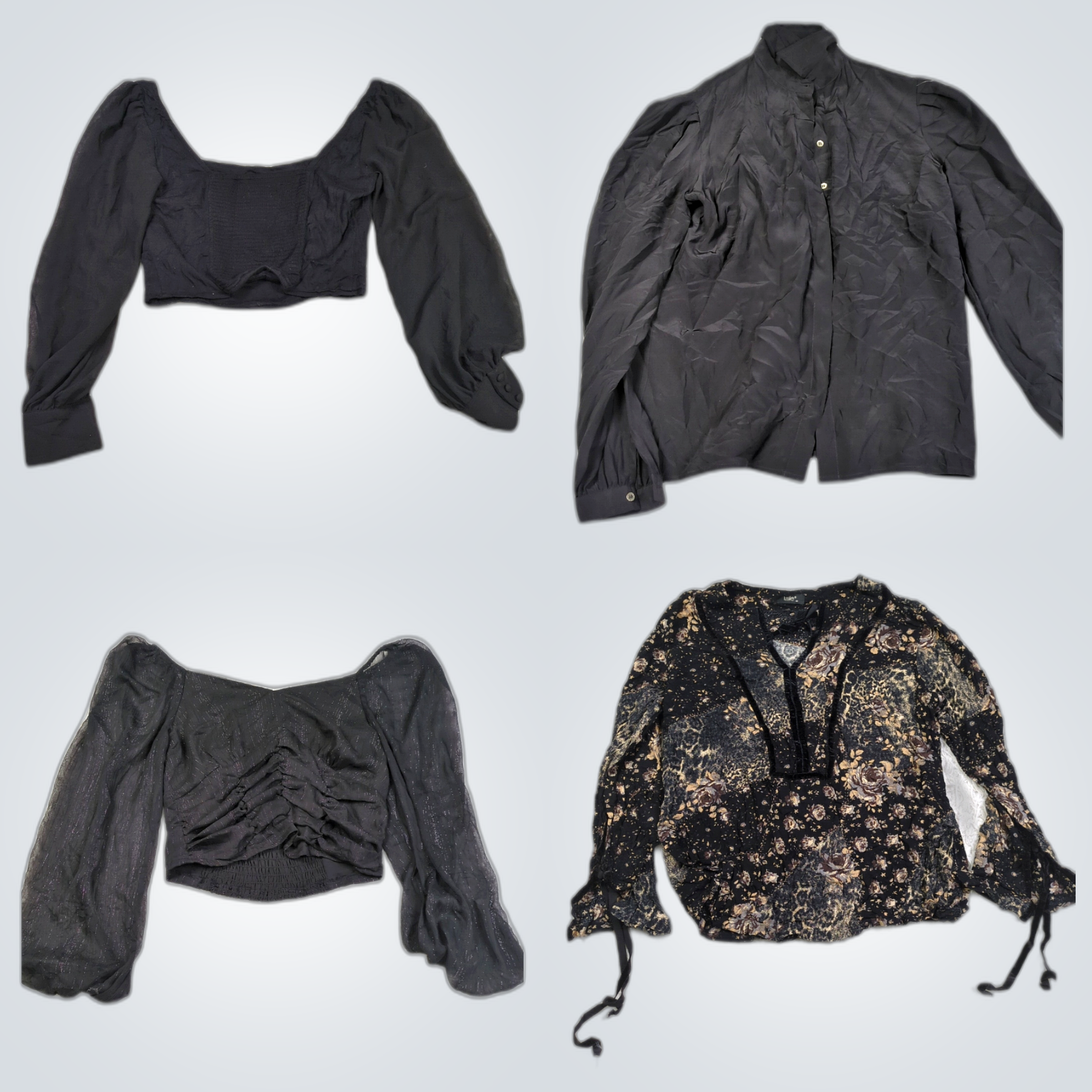 Designer Blouse Bundle: Forever 21, J.Jill, MANGO ..