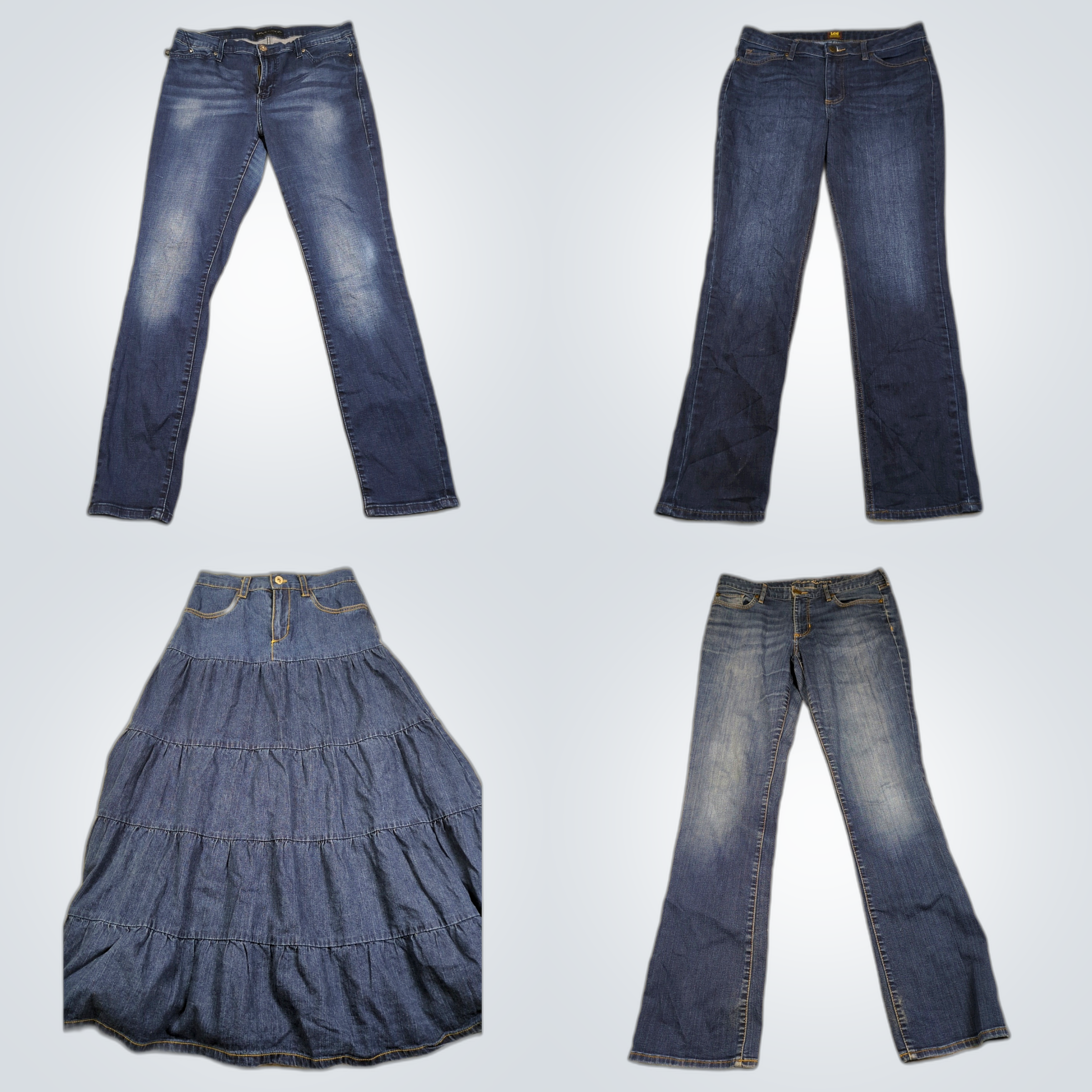 Denim Skirt & Jeans Bundle: Wild Fable, Lee, Rock ..