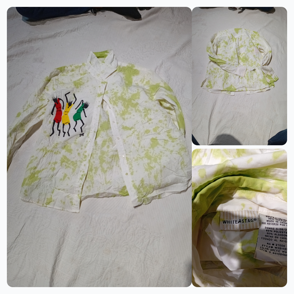 White Stag Tie-Dye Button-Up Shirt