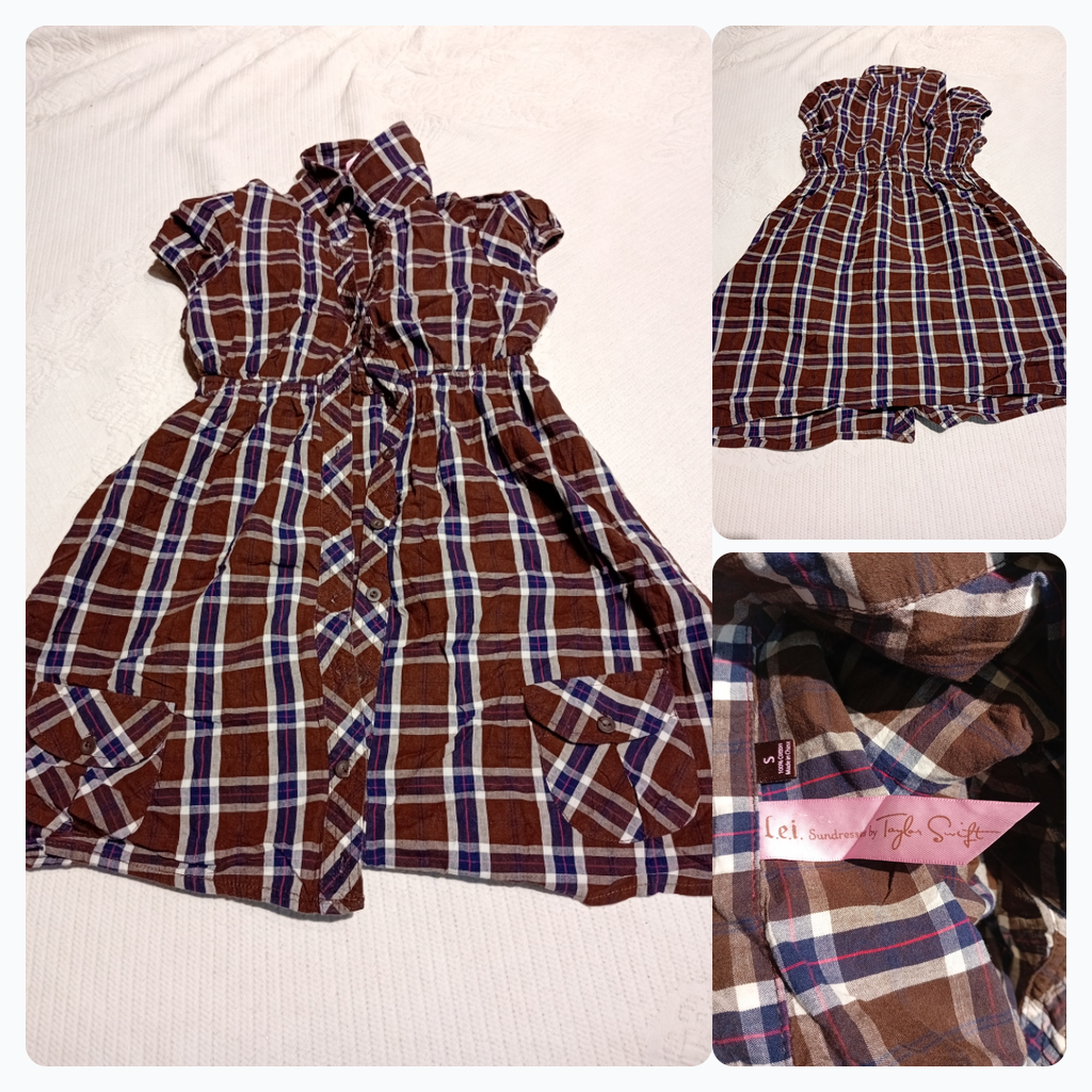 Plaid Shirt Dress