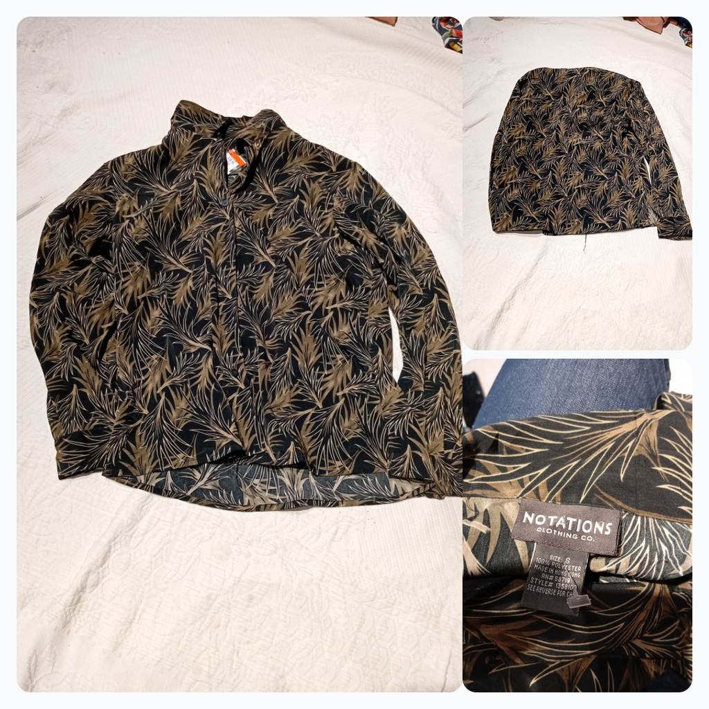 Notations Clothing Co. Floral Button-Up Shirt