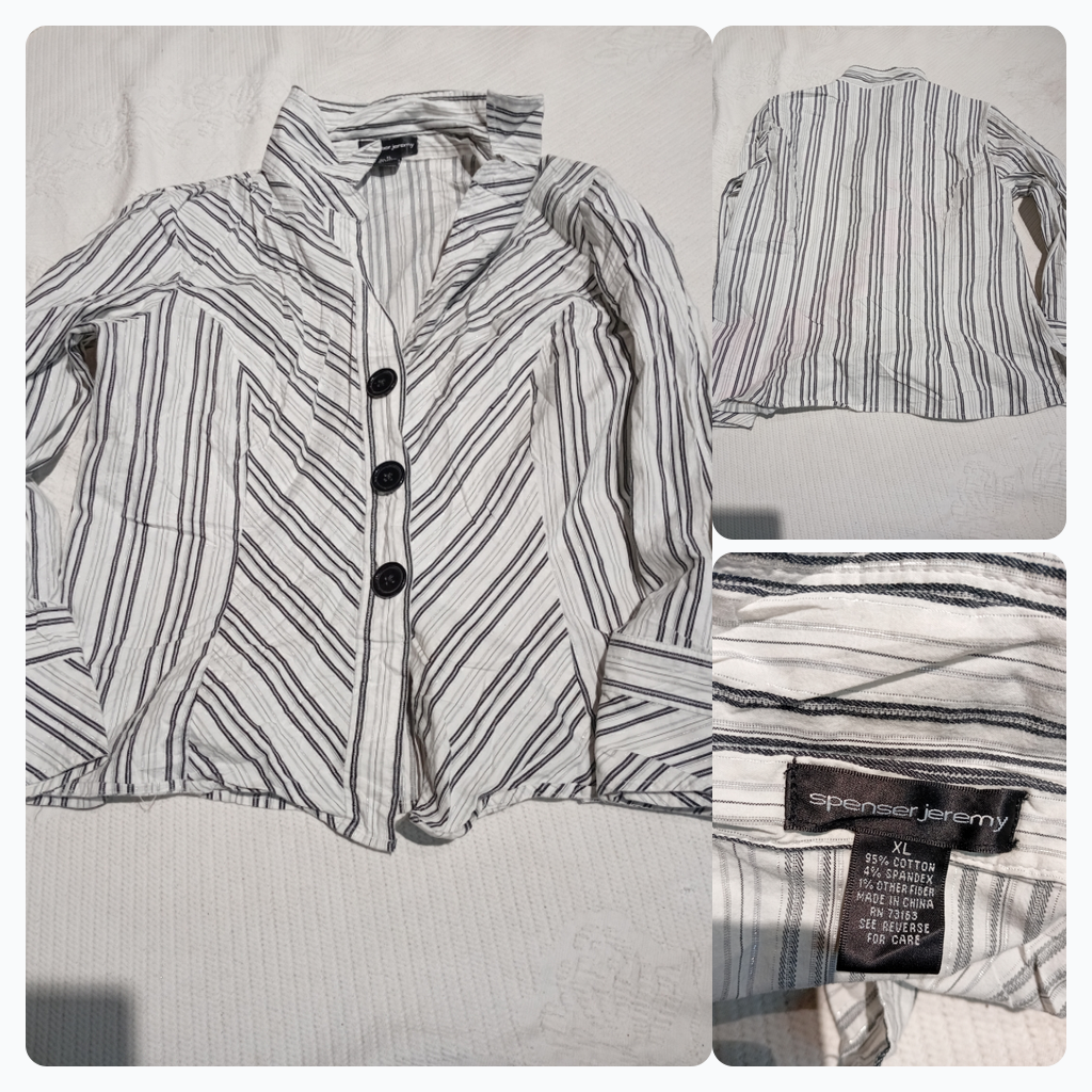 Spenser Jeremy Striped Button-Up Shirt