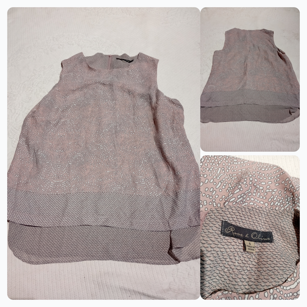 Blusa sem mangas Rose & Olive