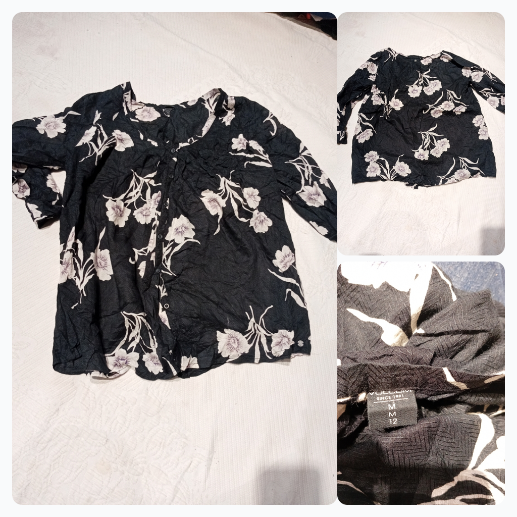 Volcom Floral Button-Up Shirt
