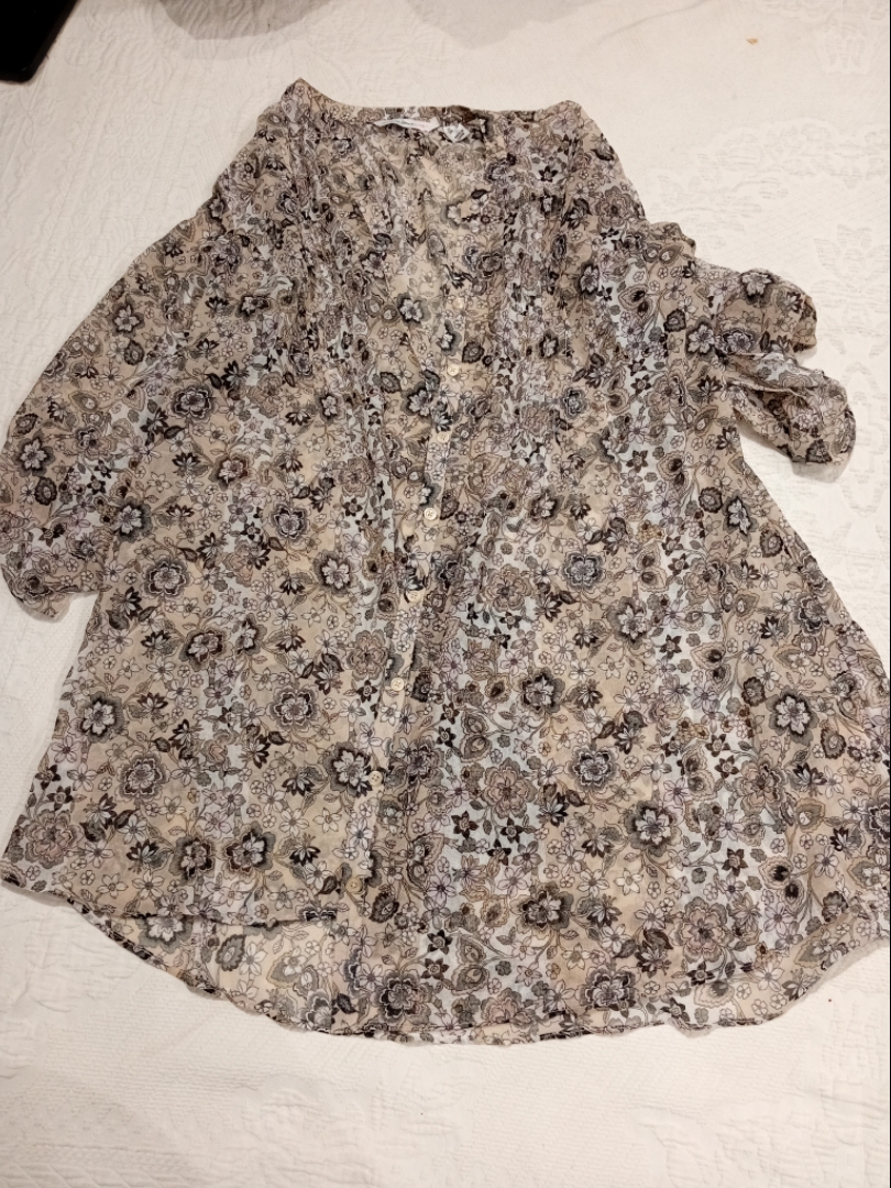 Blusa de estampado floral