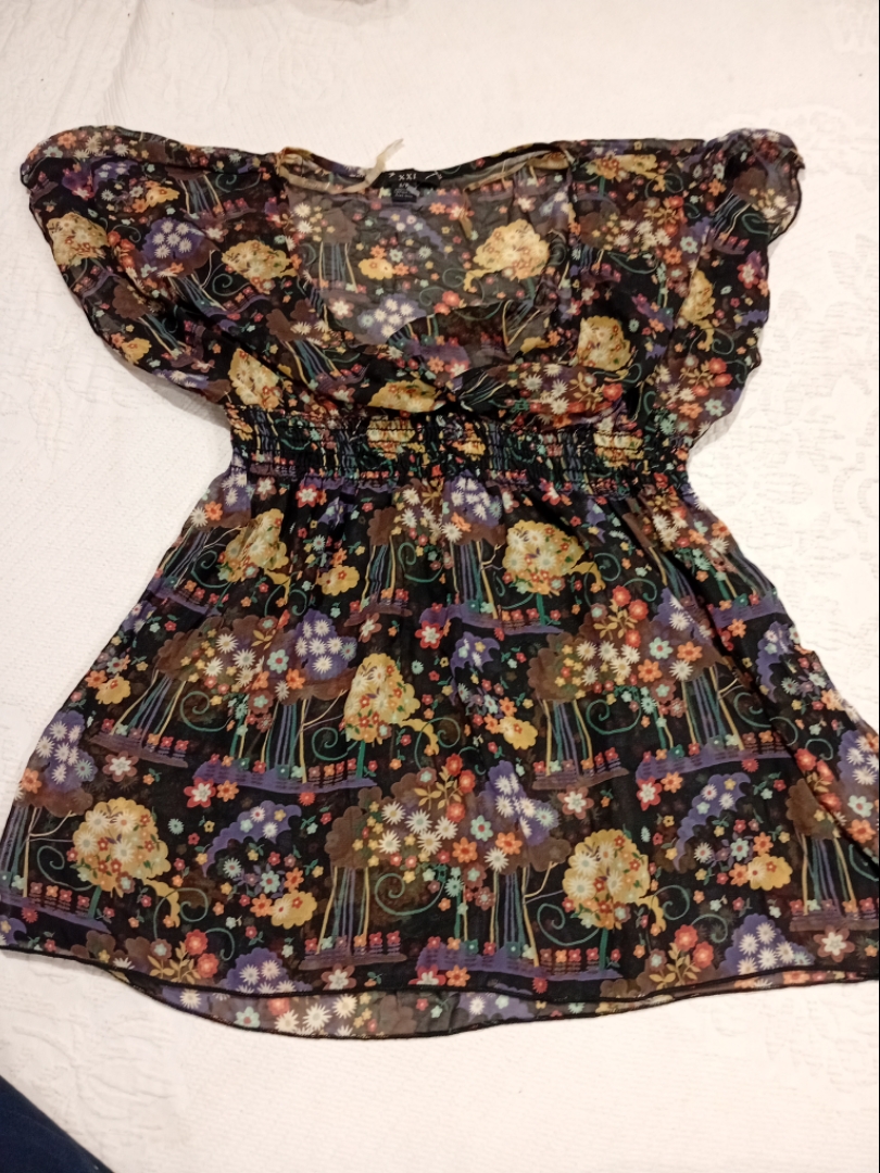Blusa estampada floral XXI