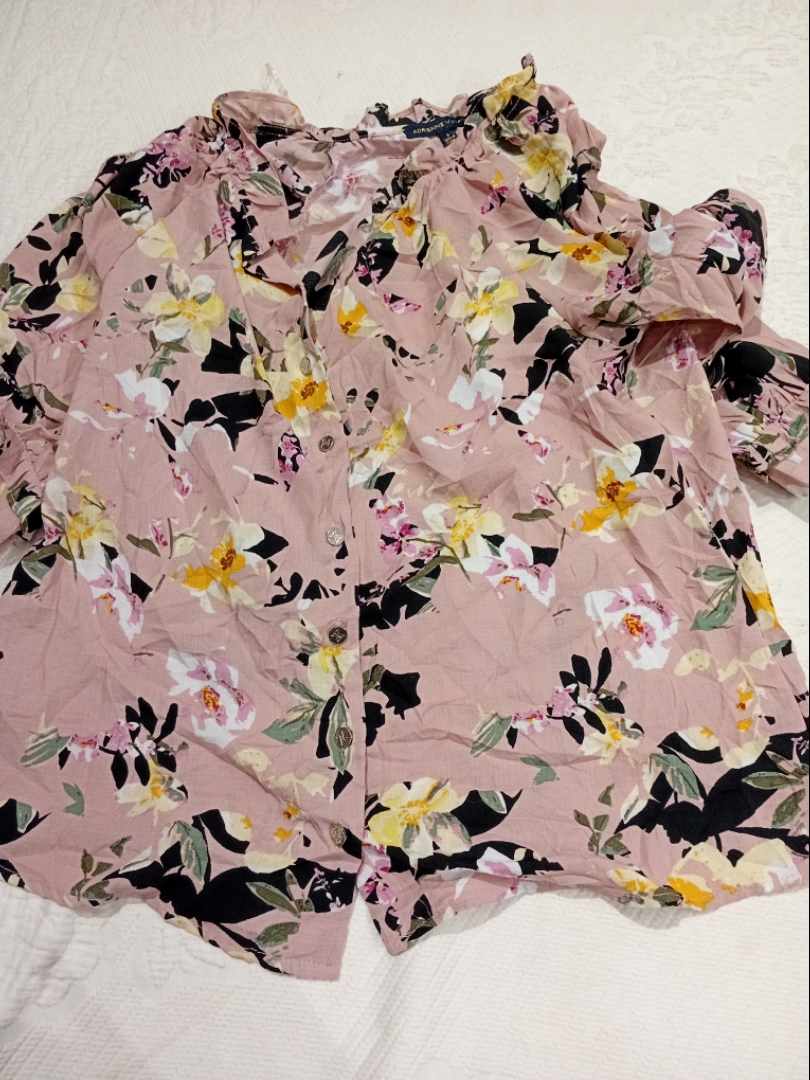Blusa de estampado floral
