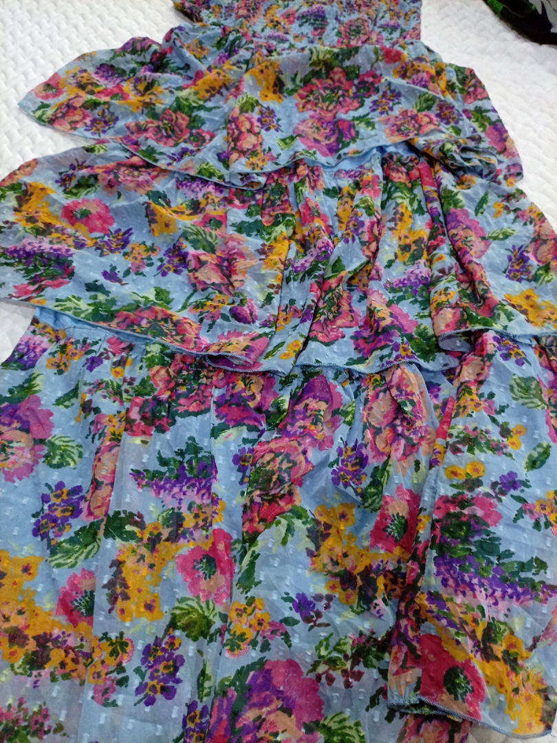 Vestido Maxi Floral Boohoo