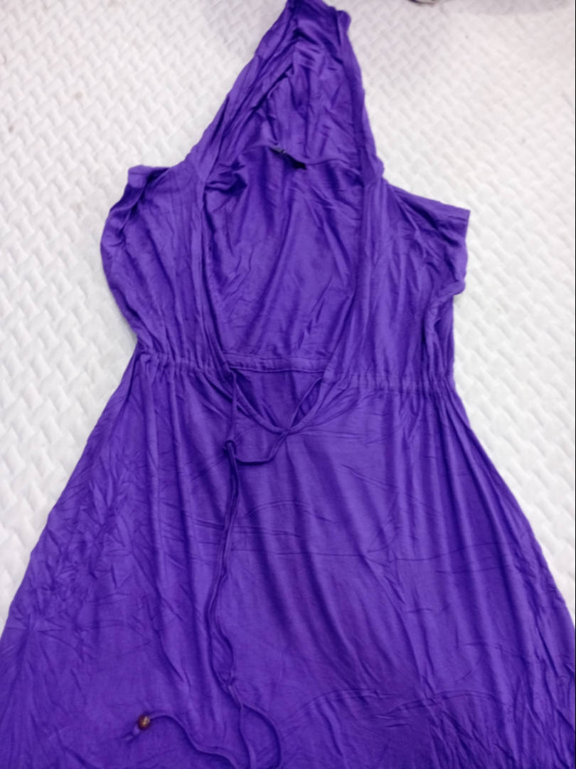 Nicole Miller New York Purple Hooded Dress