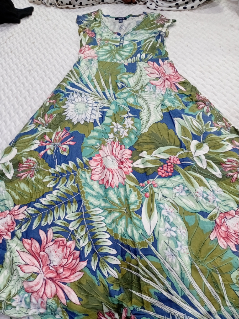 Chaps Floral Maxi Dress