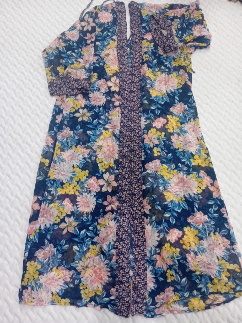 Floral Print Kimono