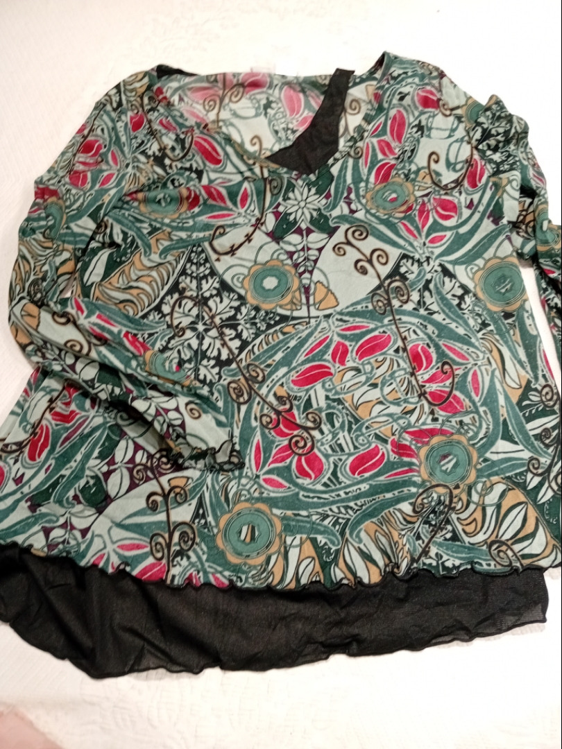 Duo Maternity Floral Print Blouse