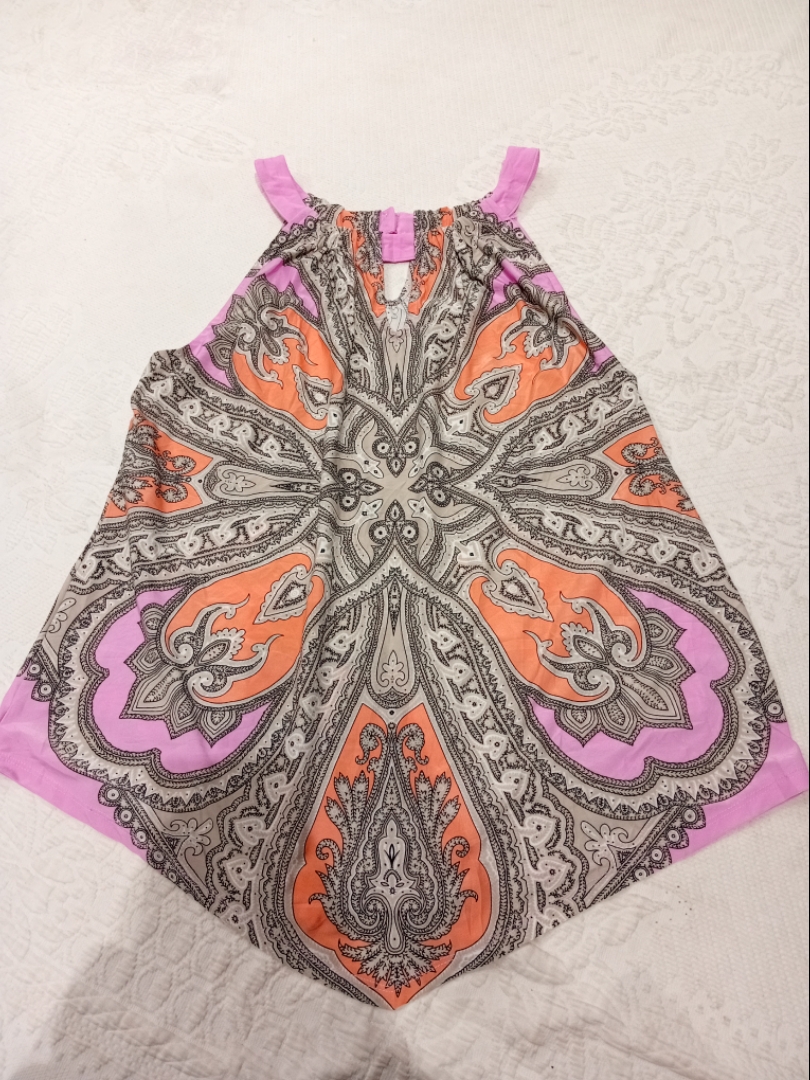 INC International Concepts Paisley Halter Top