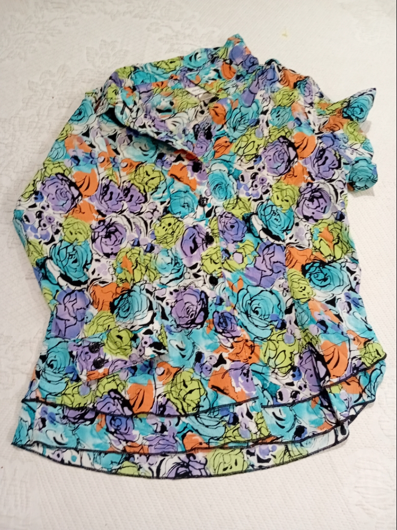 Christopher & Banks Floral Print Blouse