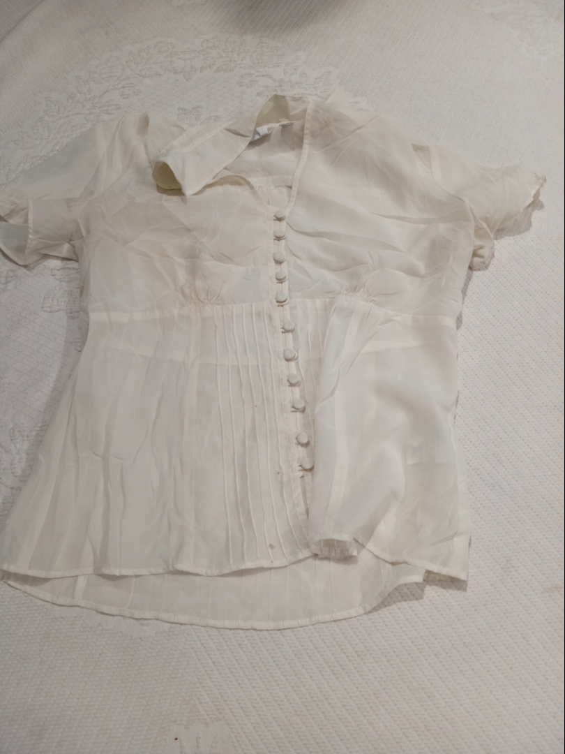 Cleo Petites Button-Up Blouse