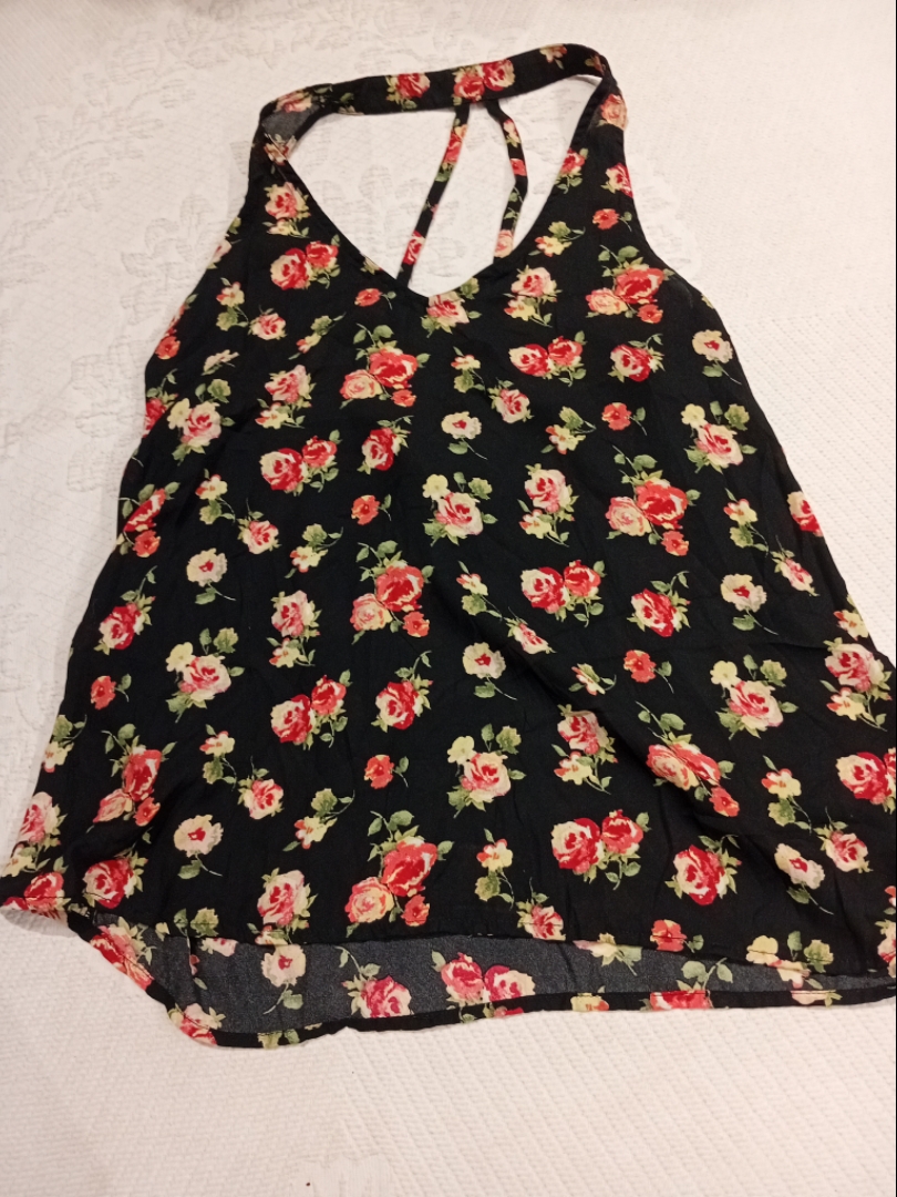Floral Print Halter Top