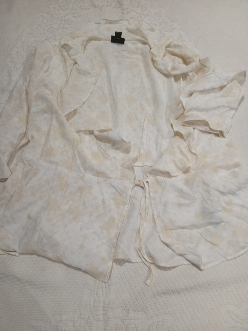 Worthington Floral Ruffle Blouse