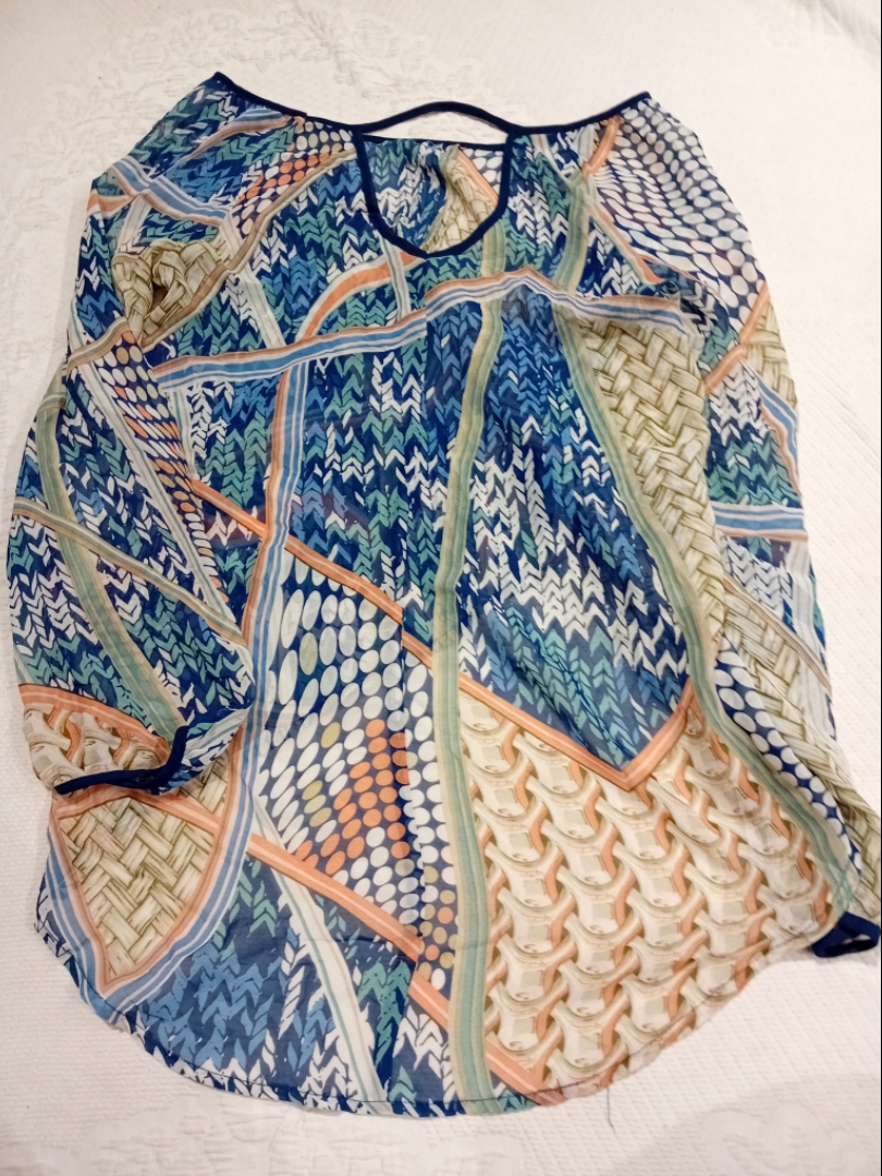 Blu Pepper Printed Blouse