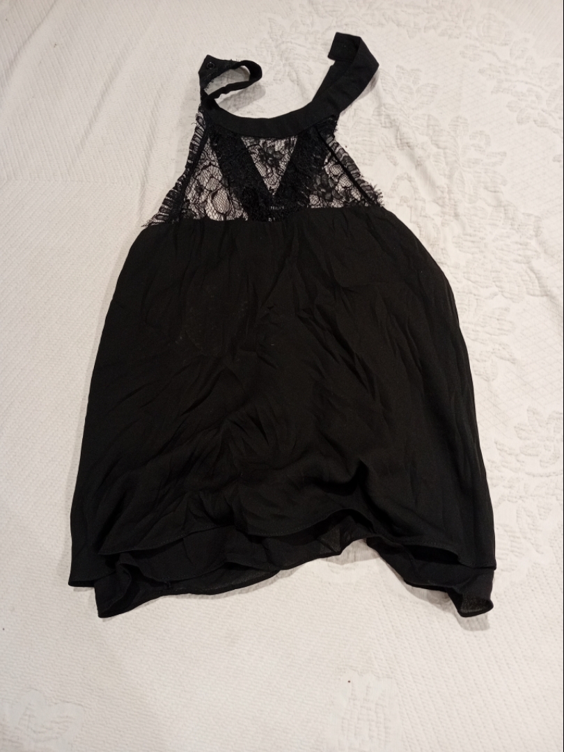 Forever 21 Black Lace Tank Top