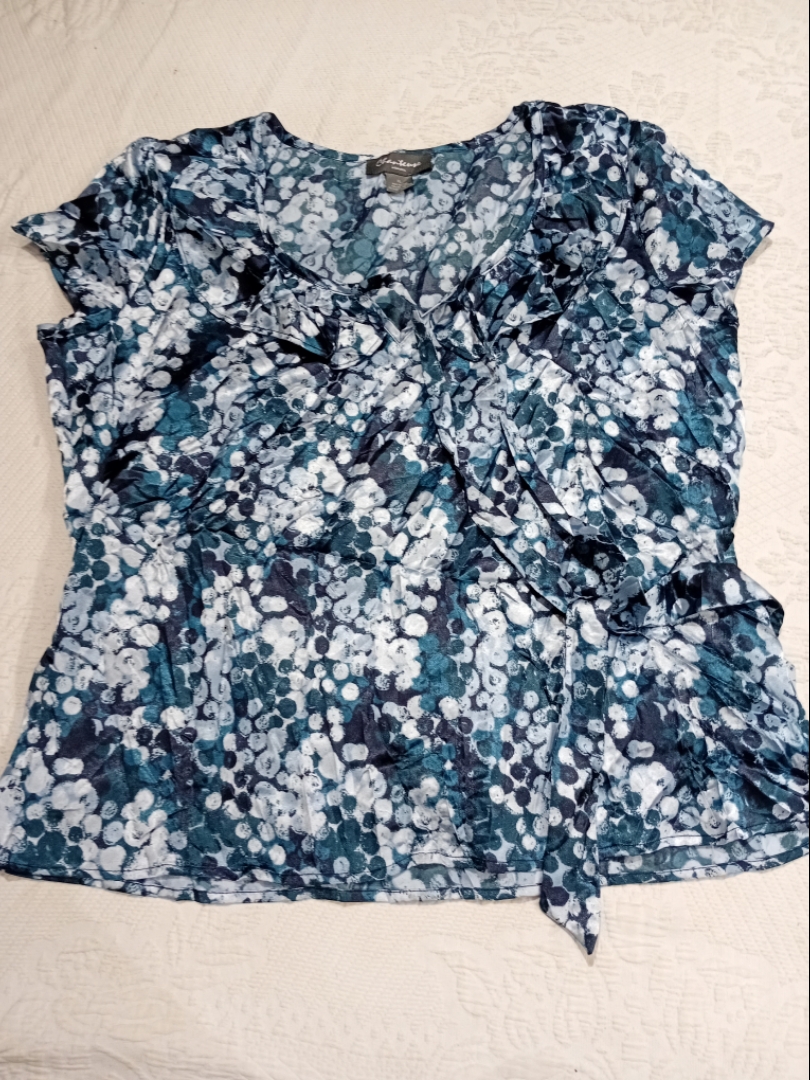 Chanteuse Intimates Floral Print Blouse