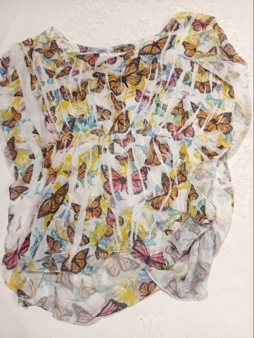 Butterfly Print Top