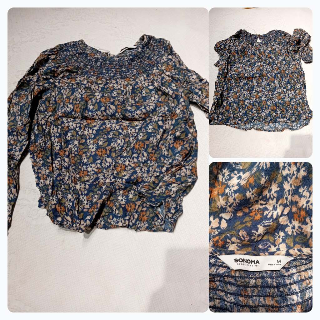 Sonoma Floral Print Blouse