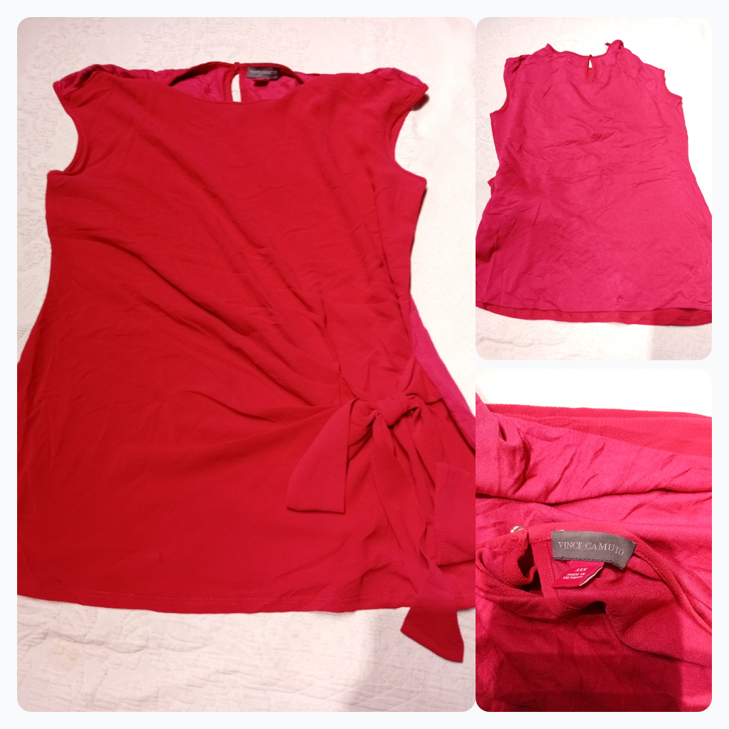 Vince Camuto Red Dress with Tie
