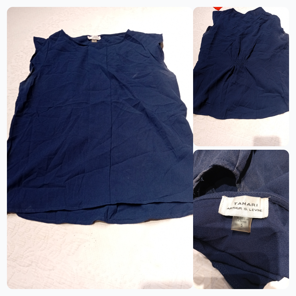 Tahari Arthur S. Levine Sleeveless Blouse