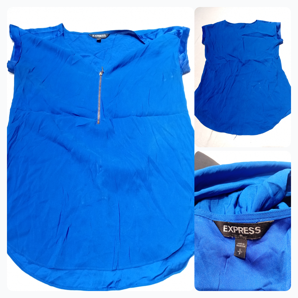 Express Blue Blouse