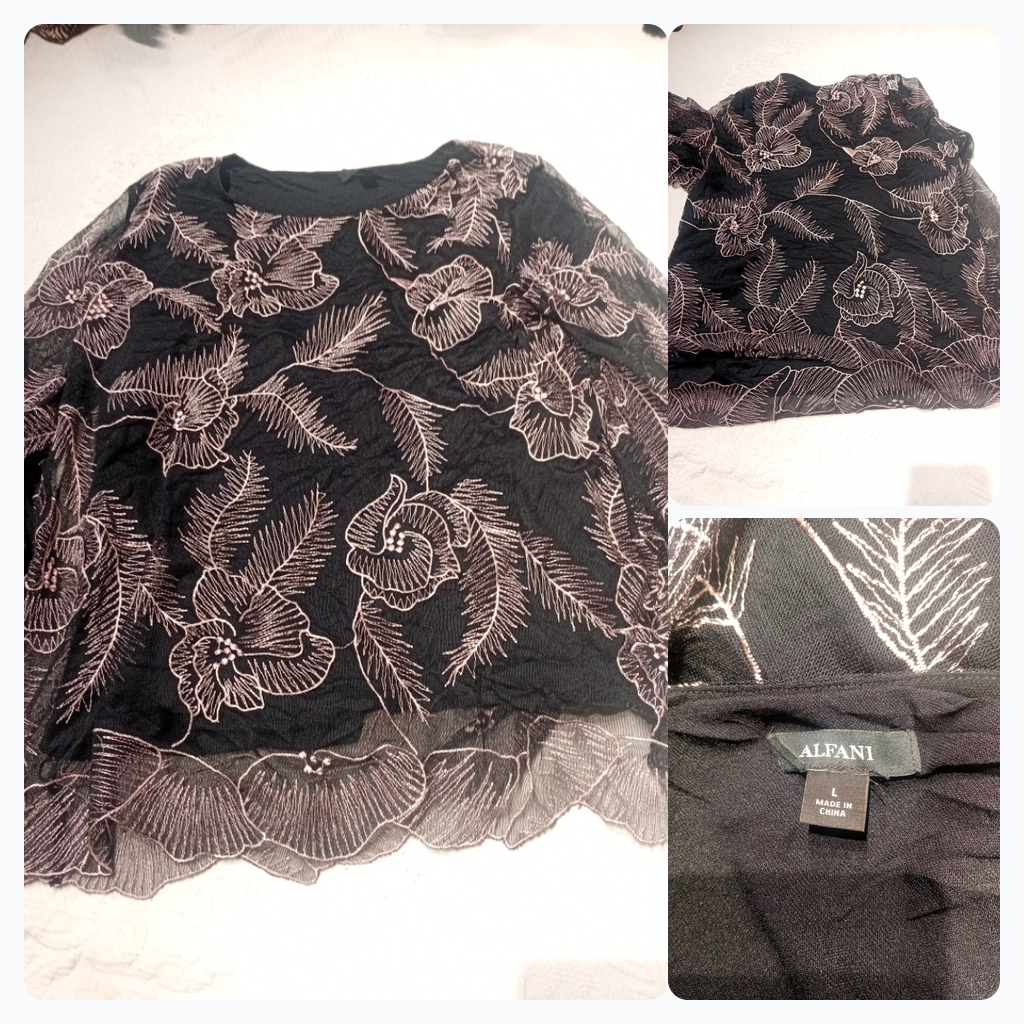 Alfani Floral Print Top