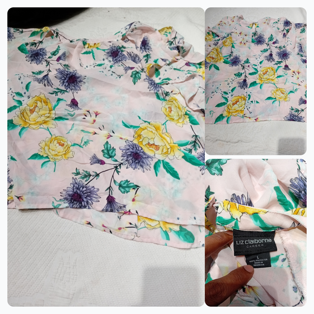 Liz Claiborne Floral Blouse