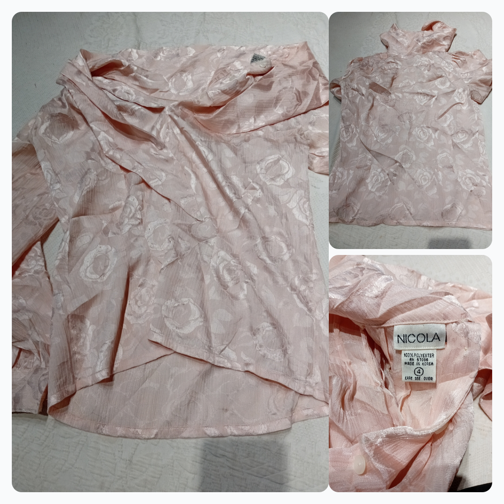 Nicola Pink Floral Blouse