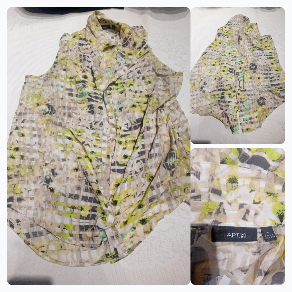 Apt. 9 Floral Print Sleeveless Blouse