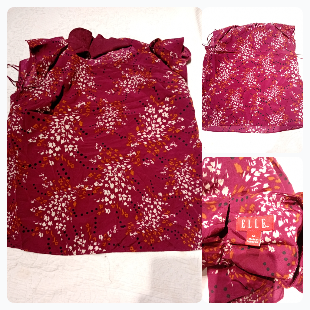 ELLE Floral Print Top