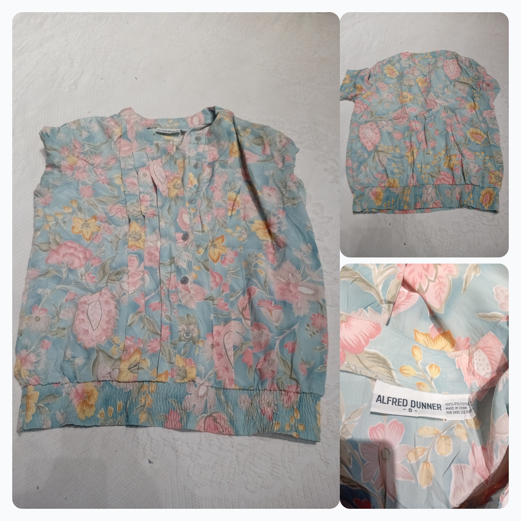 Alfred Dunner Floral Blouse