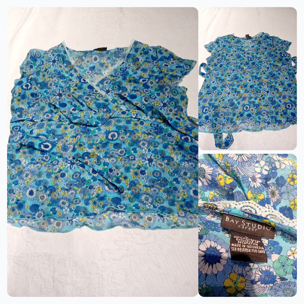 Bay Studio Career Floral Blouse
