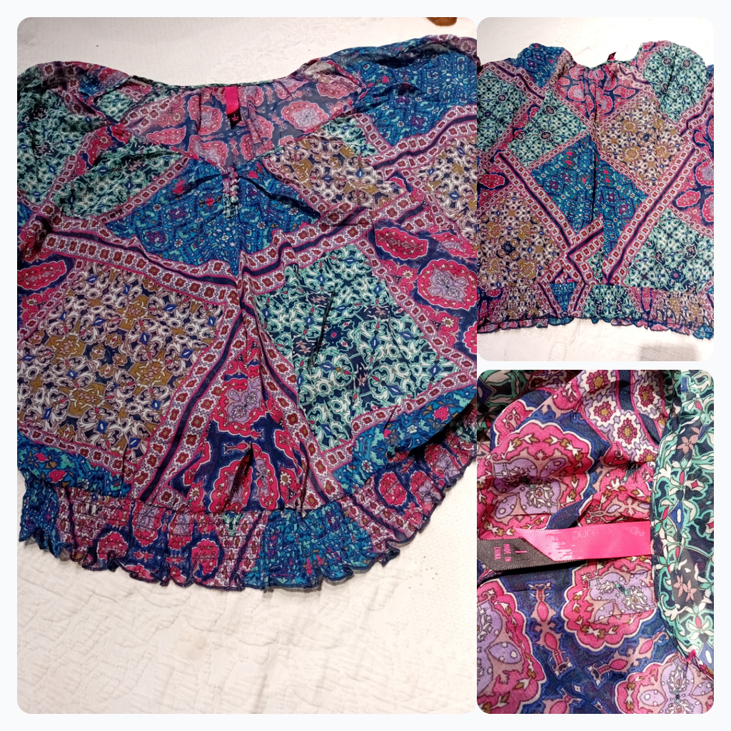 Boho Print Blouse