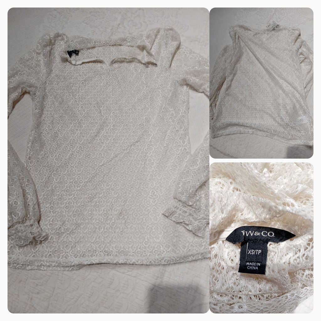 Lace Long Sleeve Top