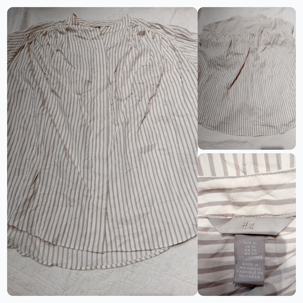 H&M Chemise à Rayures Boutonnée