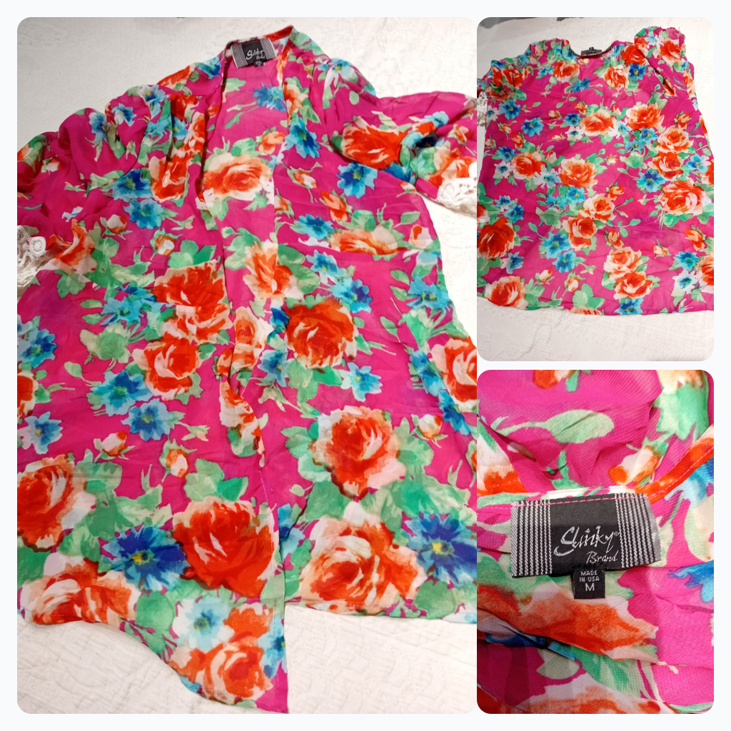 Kimonos à imprimé floral