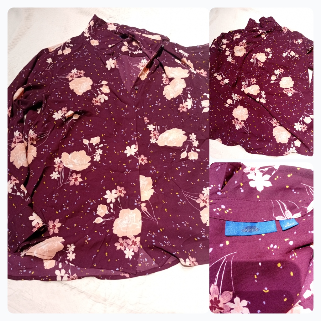 Chemise à boutons florale Apt. 9