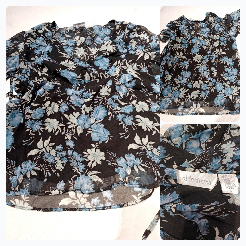 Blouse à imprimé floral